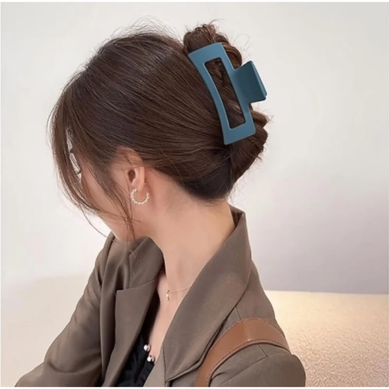Alternative view of Pack of 2 Soft Silicone Hair Claw Clips (Multicolor)