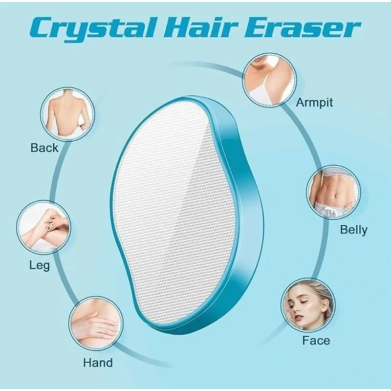 Pack of 3 Crystal Painless Hair Eraser (Blue) - Image 3