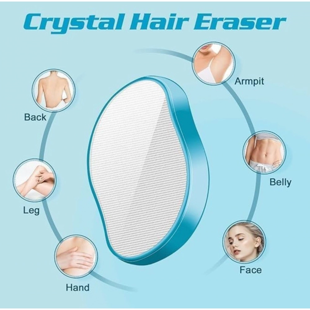 Pack of 3 Crystal Painless Hair Eraser (Blue) - Image 3