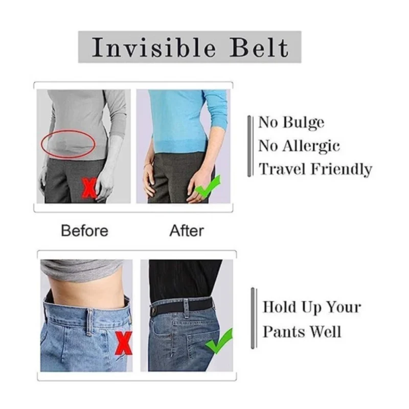 Pack of 2 Elastic Belt (Multicolor) - Image 5