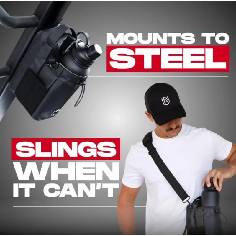 Magnetic Gym Bag (Black) - Image 4