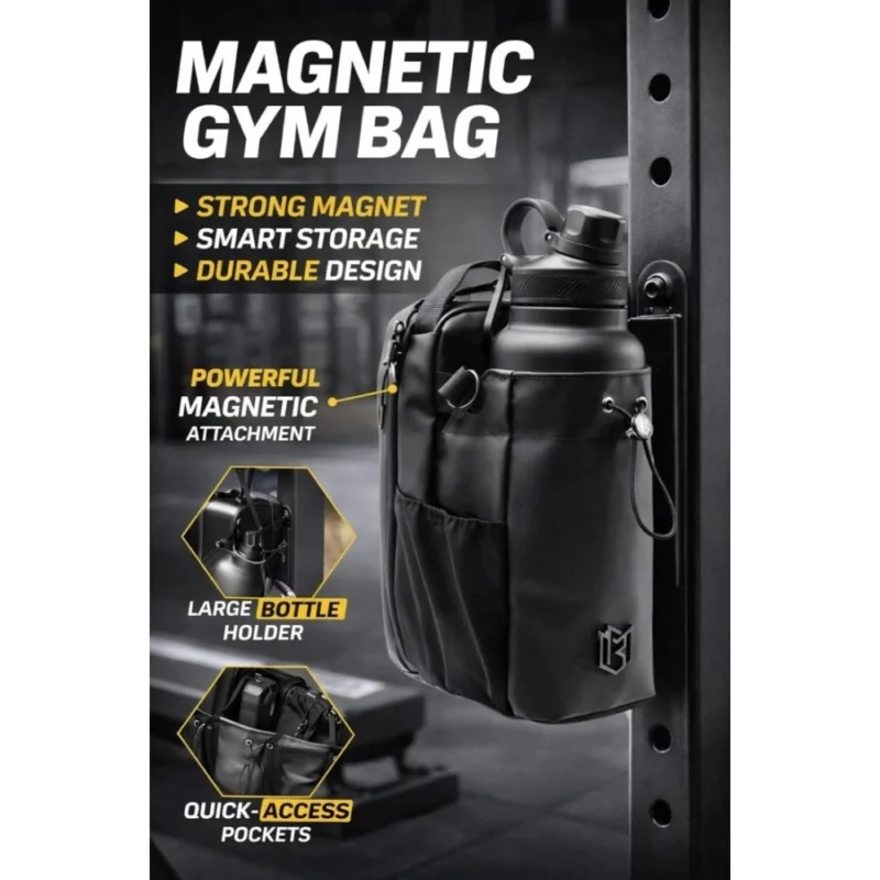 Alternative view of Magnetic Gym Bag (Black)