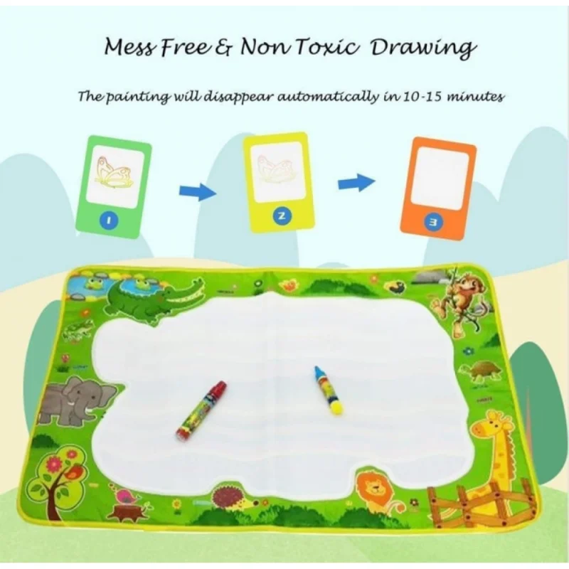 Kids Magic Water Drawing Mat (Multicolor) - Image 3