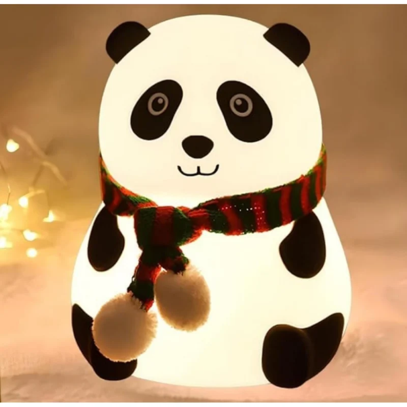 Silicon Panda Lamp (White)