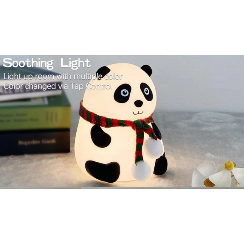 Silicon Panda Lamp (White) - Image 2