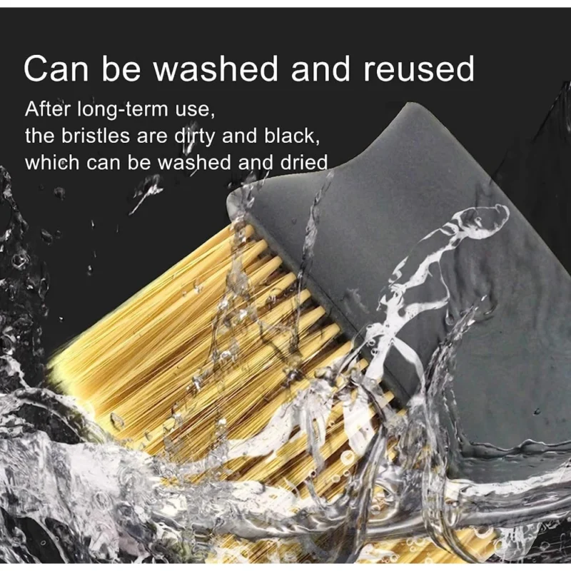 Alternative view of Pack of 3 Car Dashboard Cleaning Brush (Black)