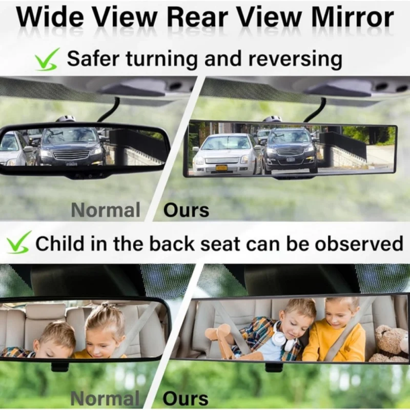 Alternative view of Rear View Mirror (Black)