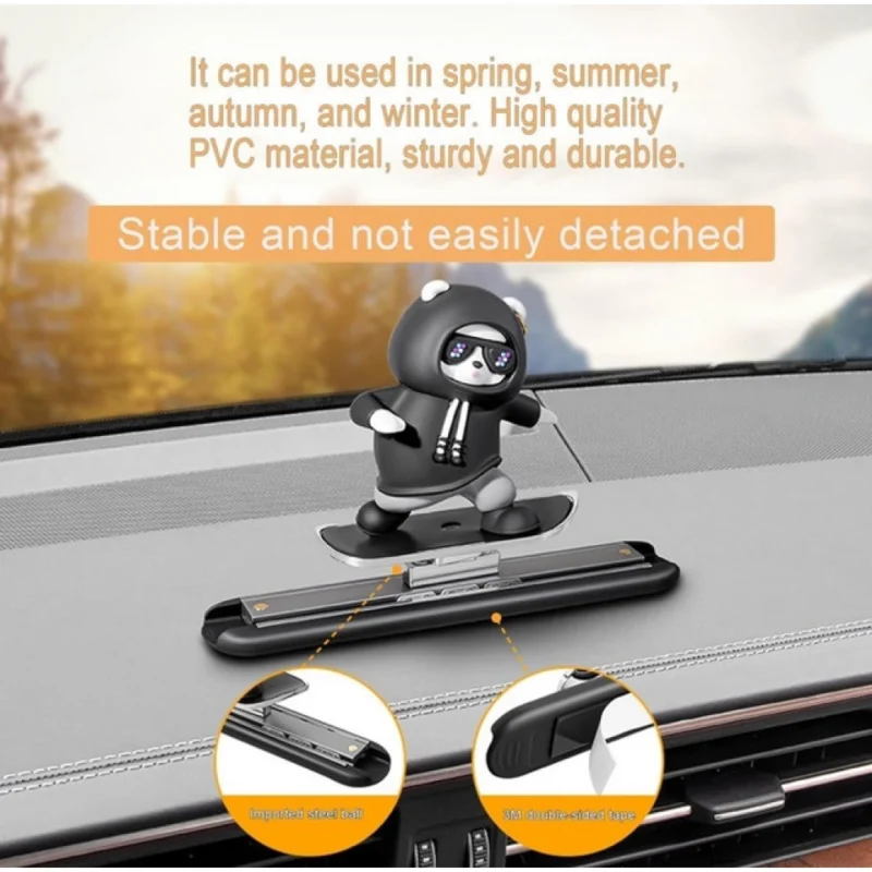 Car Slidder Panda (Black) - Image 3