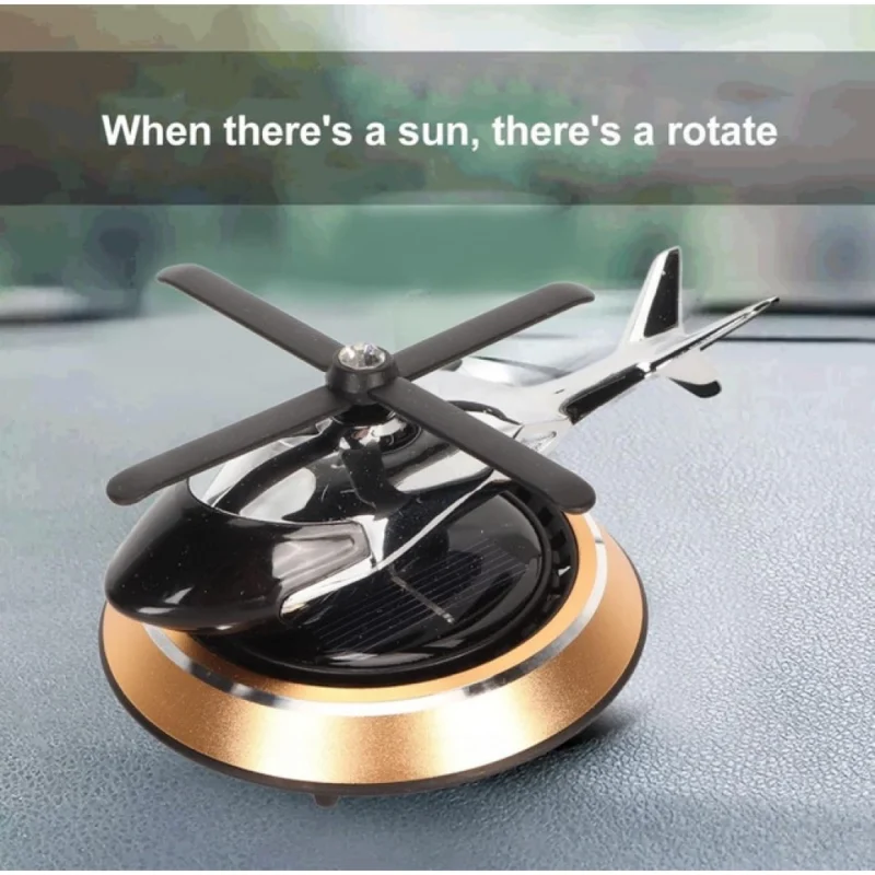 Solar Car Helicopter (Gold) - Image 4