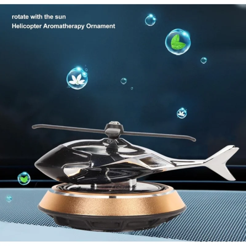 Solar Car Helicopter (Gold) - Image 3