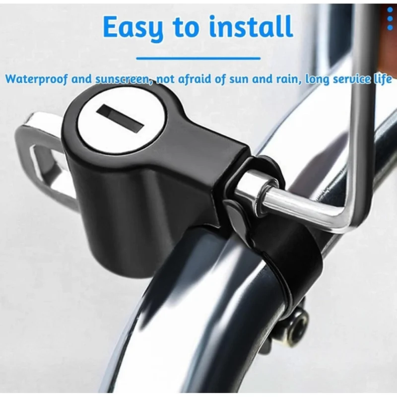 Pack of 2 Motorcycle Helmet Lock (Black) - Image 4