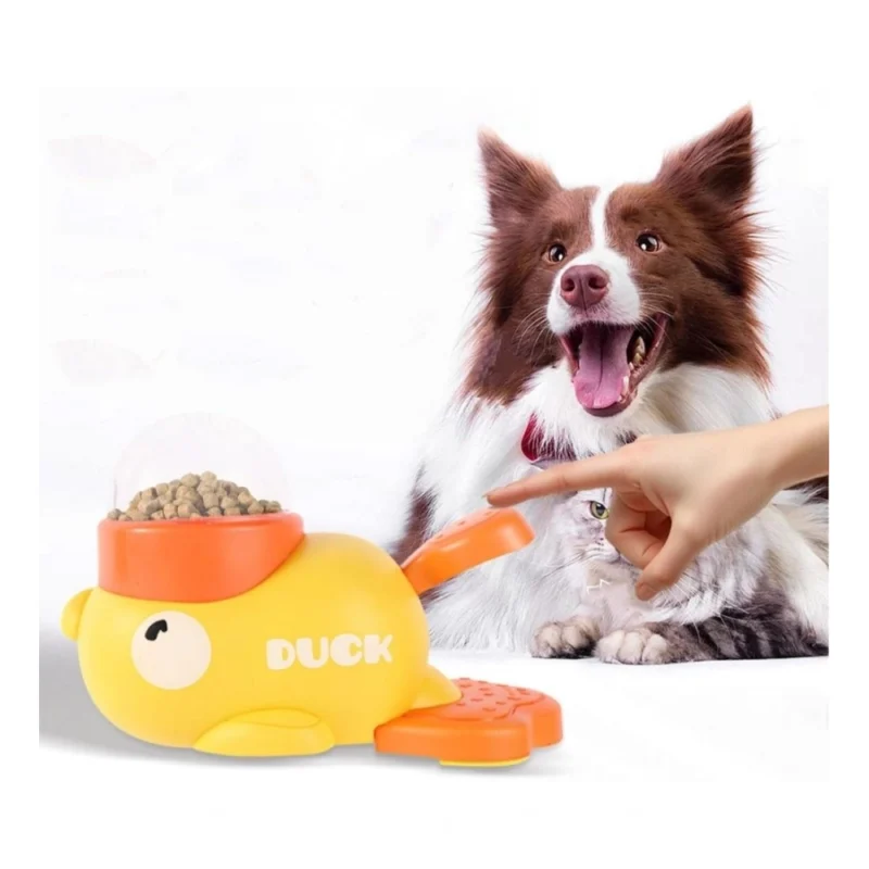 Pet Feeder (Yellow-Orange)