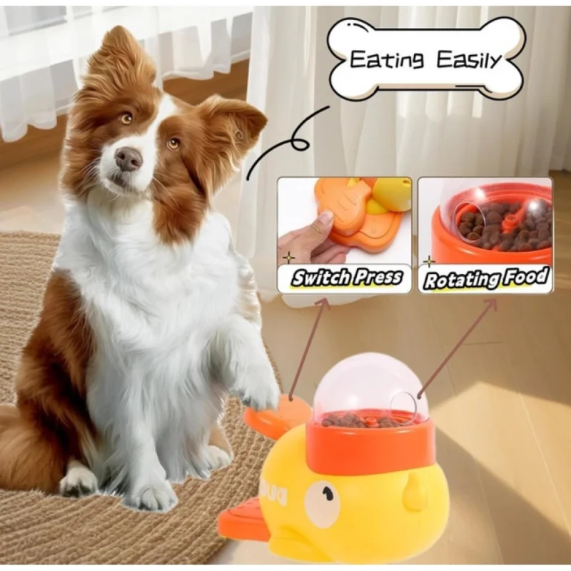Alternative view of Pet Feeder (Yellow-Orange)