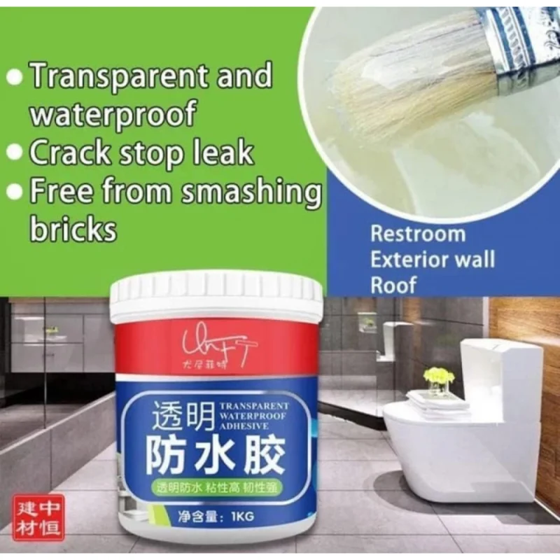 Pack of 2 Transparent Waterproof Glue (White) - Image 4
