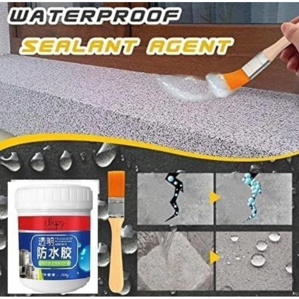 Pack of 2 Transparent Waterproof Glue (White) - Image 2