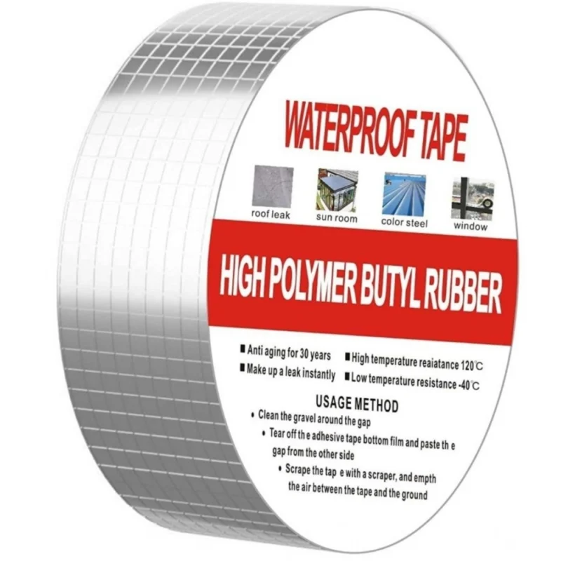 Pack of 2 Aluminium Waterproof Foil Tape 2 Inch (Silver) - Image 4