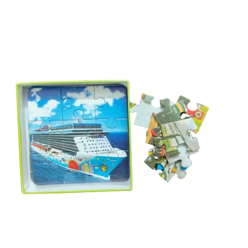 4_Pcs Set Transport Puzzle | Cardboard | Educational Toys| 3+ Years - Image 3