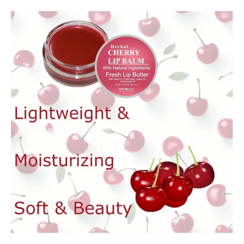 Alternative view of Unisex Herbal Dark And Chapped Lips Cherry Lip Balm (10gm)