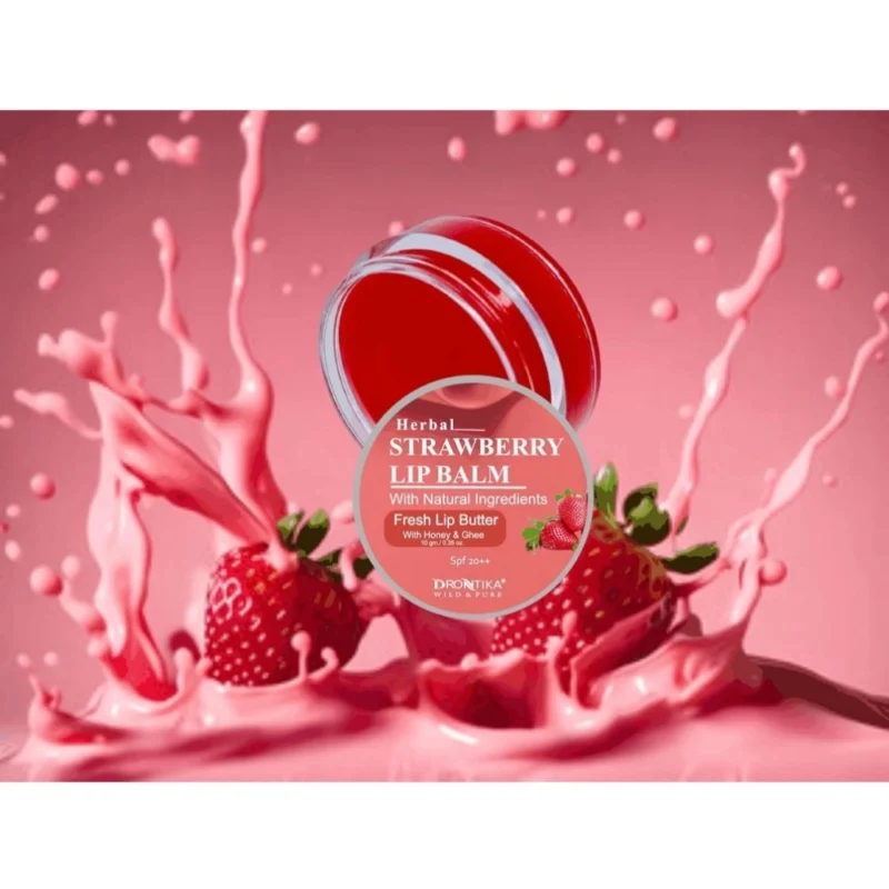 Alternative view of Unisex Herbal Dark And Chapped Lips Cherry & Strawberry Lip Balm Pack Of 2  (10gm)