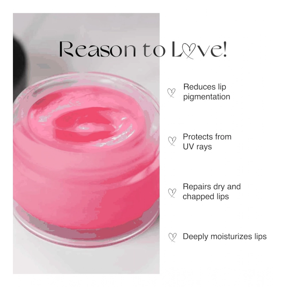 Unisex Herbal Dark And Chapped Lips Rose Lip Balm (10gm) - Image 3