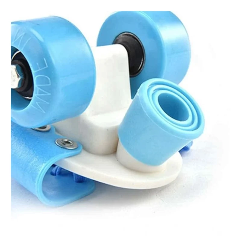 Plastic Roller Adjustable Inline Skating Shoes For Sport (Multicolor ) - Image 3