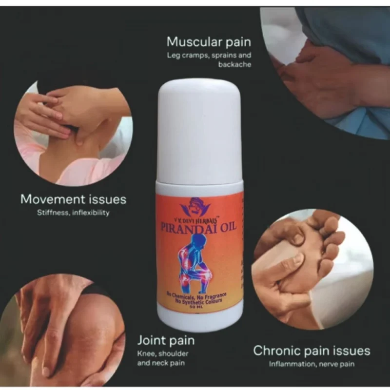 Alternative view of Devi Herbal Pirandai Pain Relief 50 ML Oil - Natural, Chemical-Free Oil