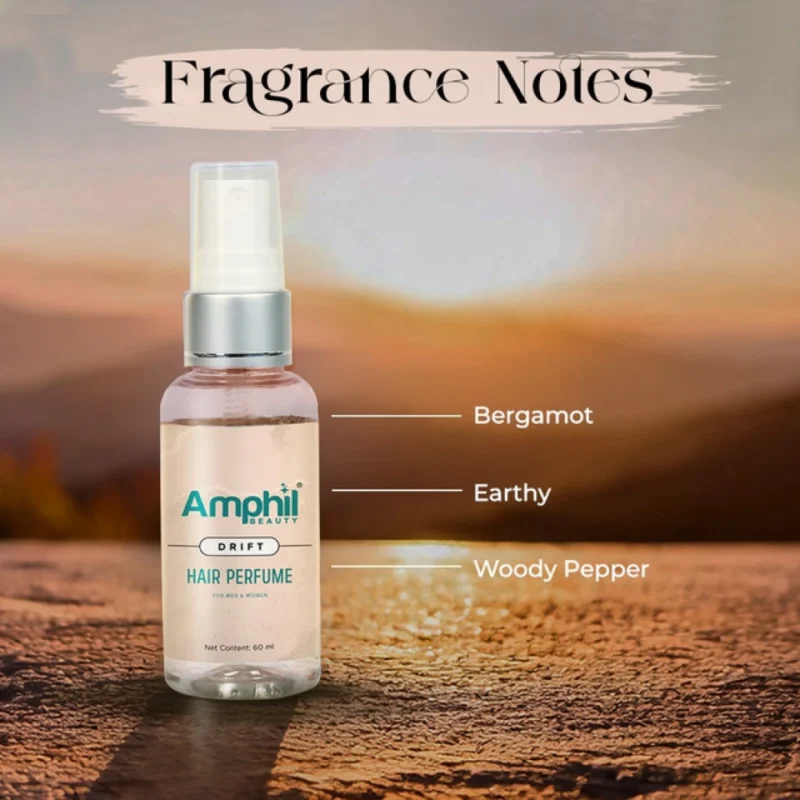Amphil beauty Drift Unisex Hair perfume 60 ml | Alcohol Free | Water Based | Paraben Free - Image 3