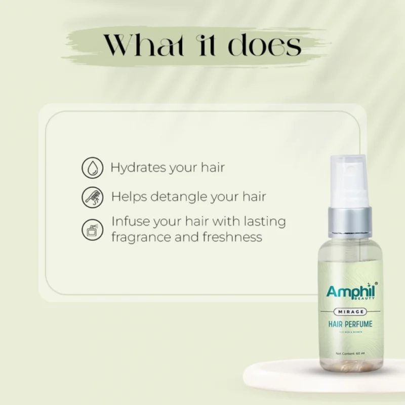 Alternative view of Amphil beauty Mirage Unisex Hair perfume 60 ml | Alcohol Free | Water Based | Paraben Free
