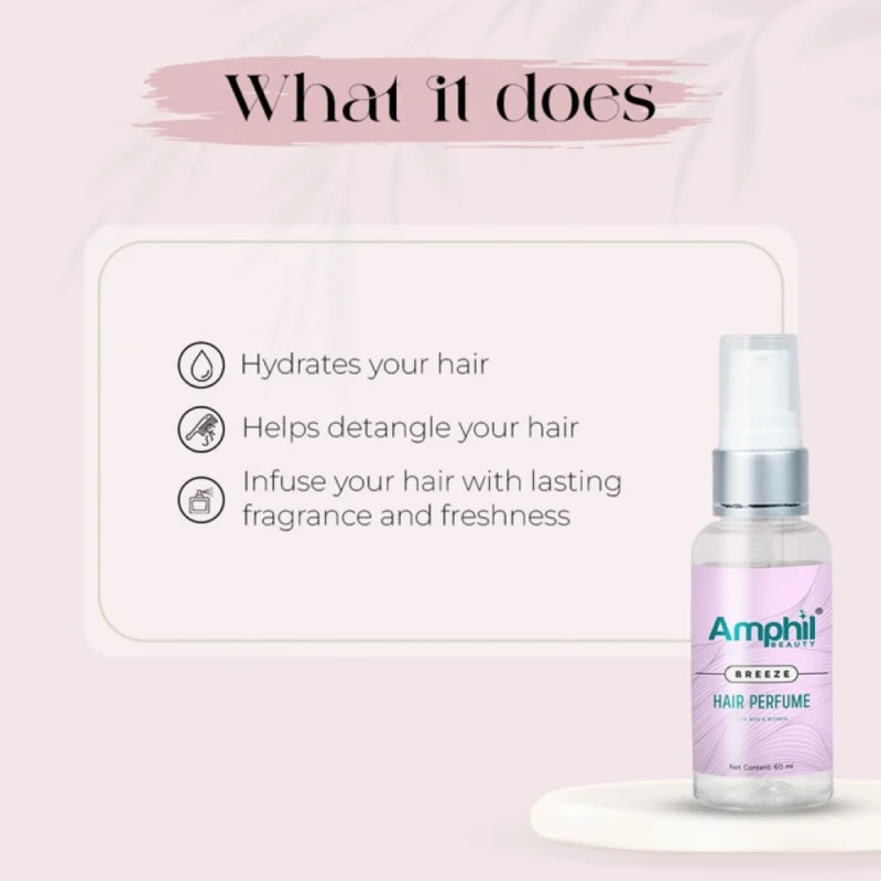 Alternative view of Amphil beauty Breeze Unisex Hair perfume 60 ml | Alcohol Free | Water Based | Paraben Free