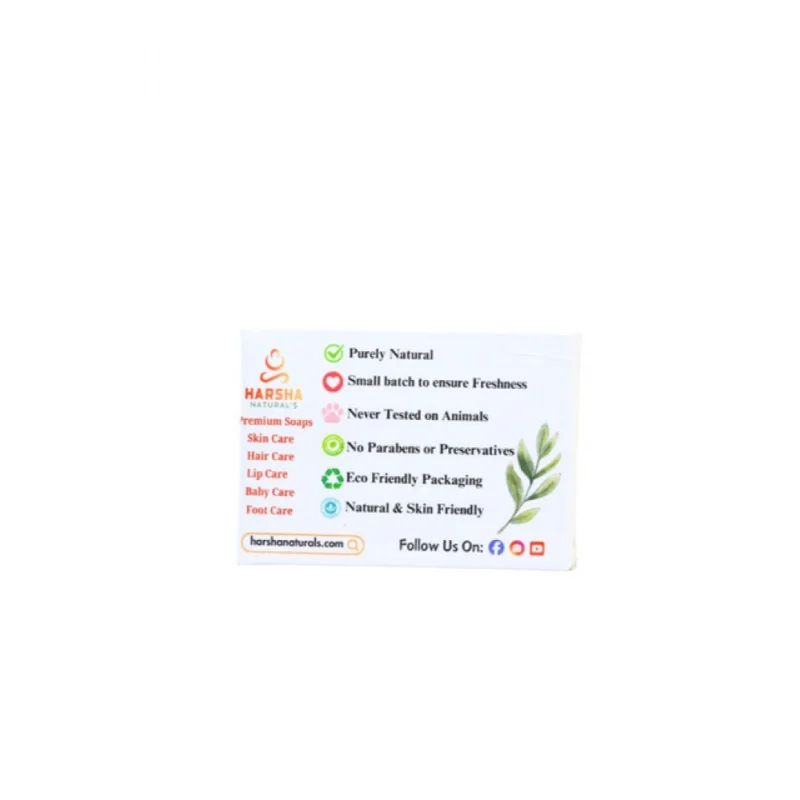 Alternative view of Pack Of_2 Harsha Naturals - Neem Soap (100GM)