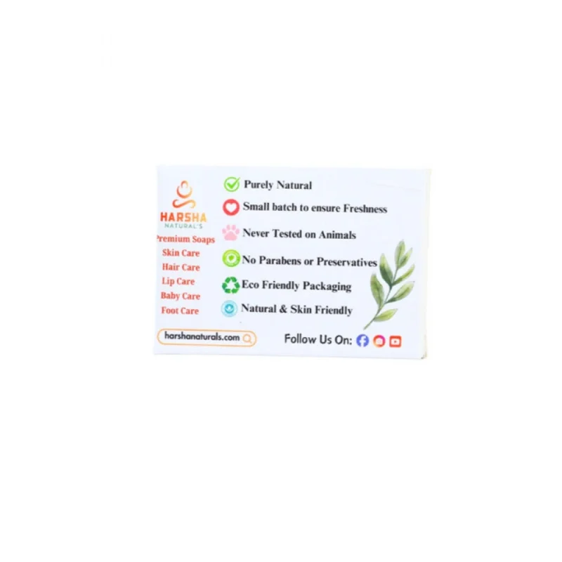 Alternative view of Pack Of_2 Harsha Naturals - Tulsi Soap (100GM)