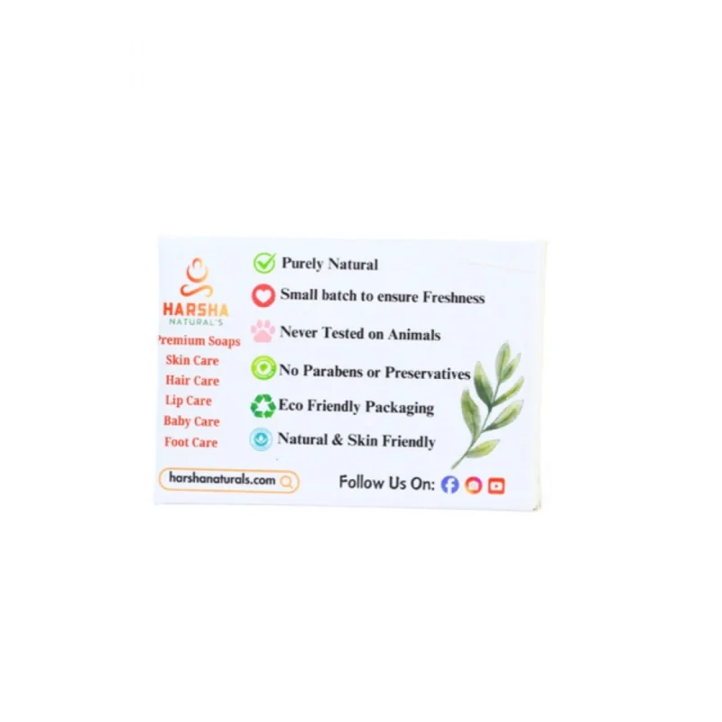 Alternative view of Pack Of_2 Harsha Naturals - Lemon Soap (100GM)