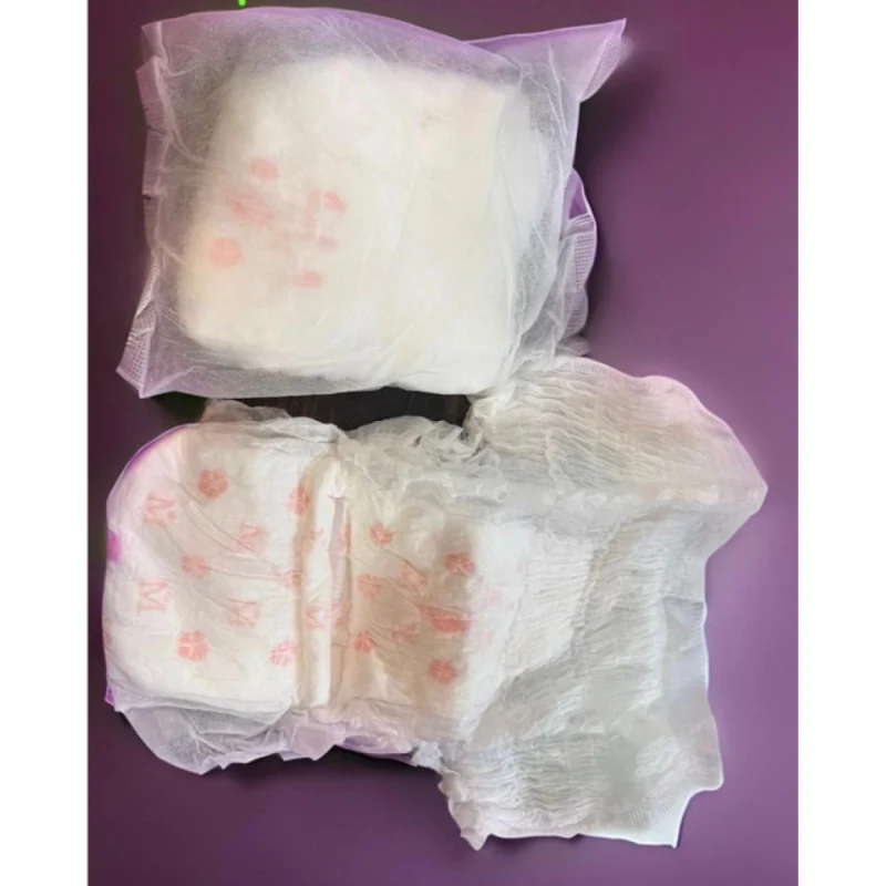 Alternative view of Pack of_10 Pcs Cotton Disposable Lady Period Pants Sanitary Napkin (White)