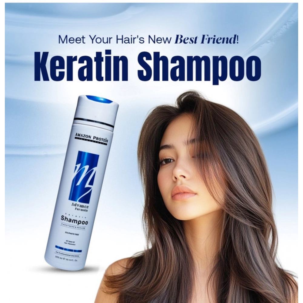 Unisex Protein Keratin Sampoo (300 ML) - Image 2