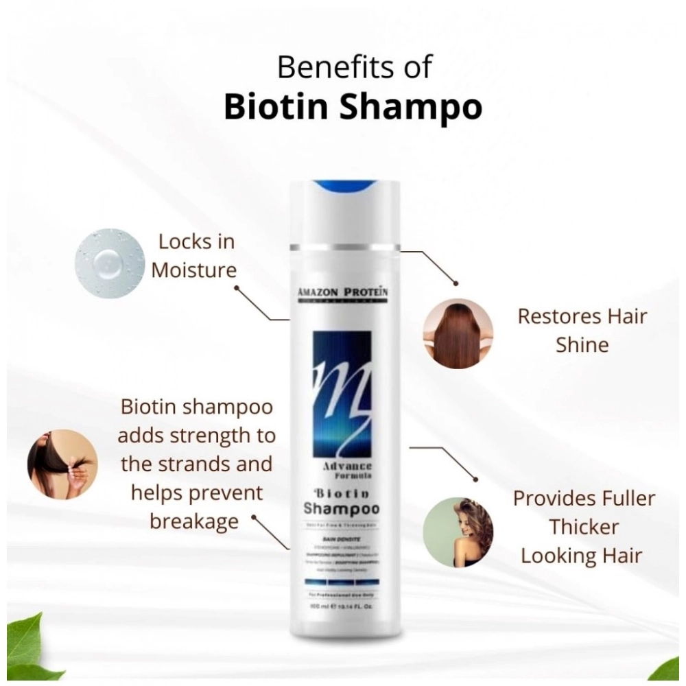 Unisex Protein Biotin Sampoo (300 ML) - Image 2