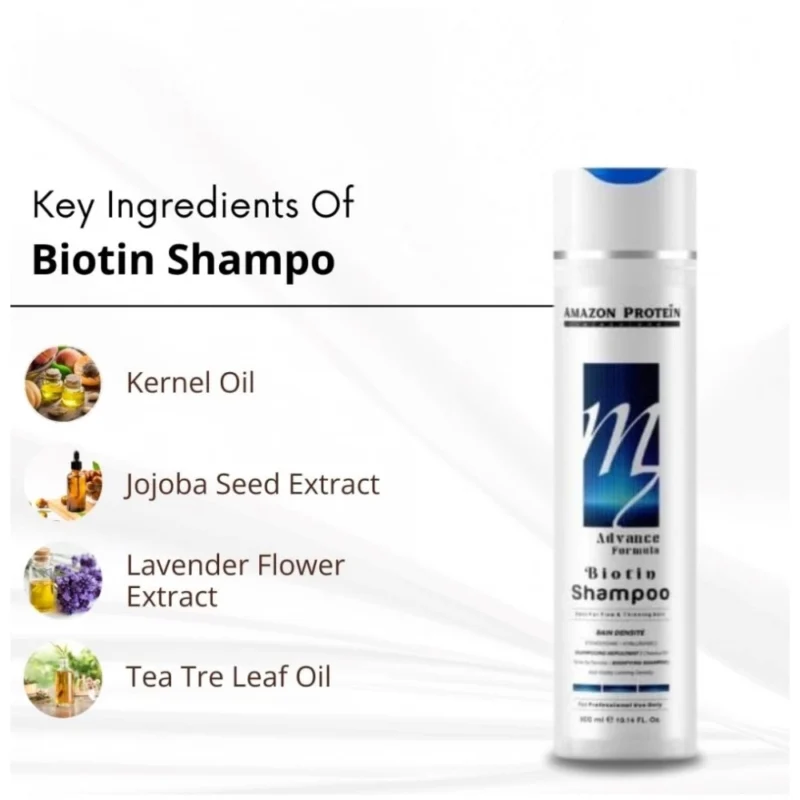 Unisex Protein Biotin Sampoo (300 ML) - Image 3