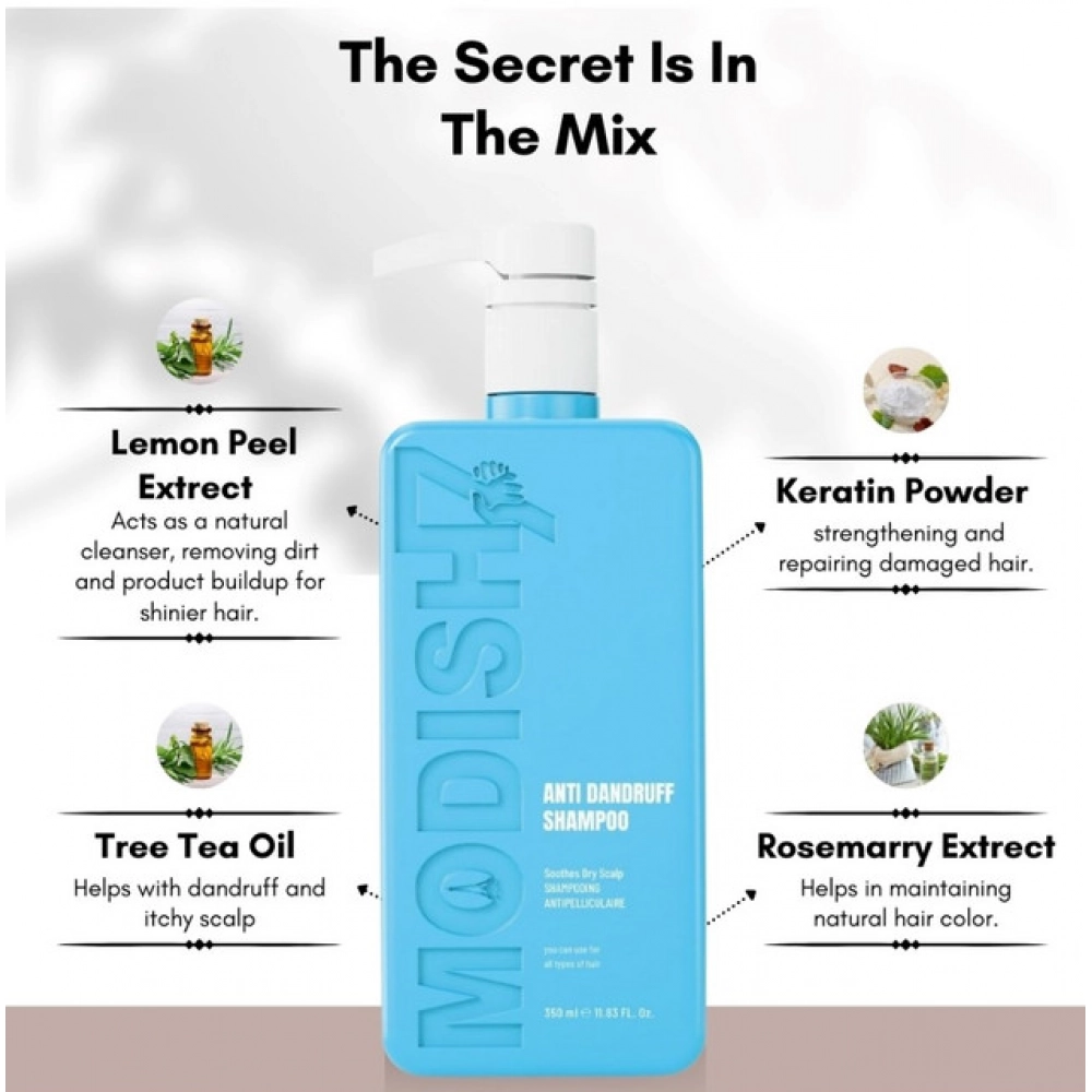 Unisex Protein Anti Dandruff Shampoo (350 ML) - Image 2