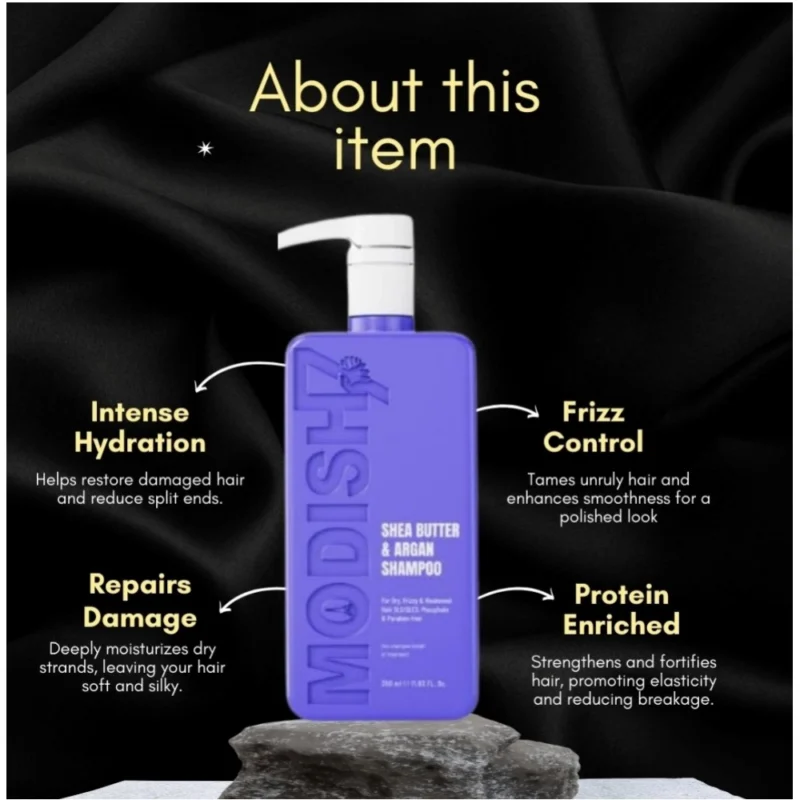 Alternative view of Unisex Protein Shea Butter Shampoo (350 ML)