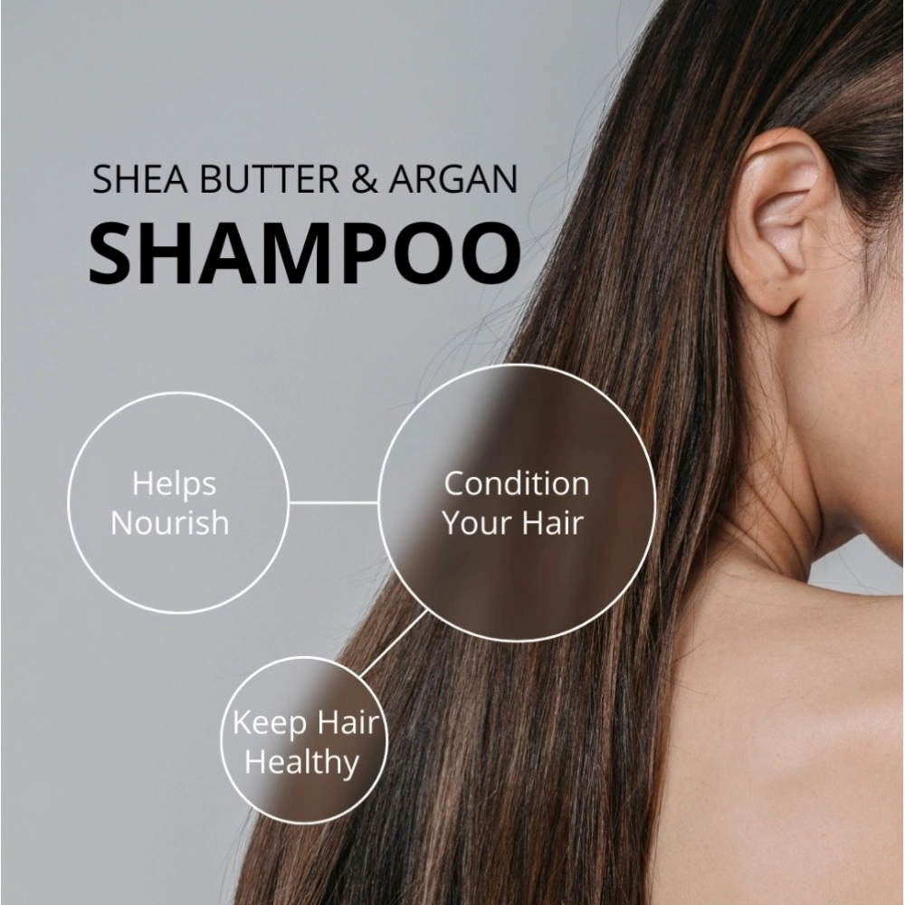 Unisex Protein Shea Butter Shampoo (350 ML) - Image 4