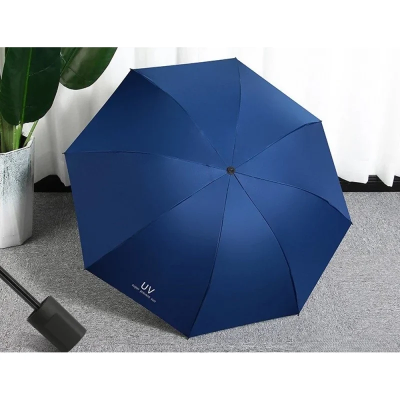 Pack of 2 Auto Open Close UV Umbrella (Blue) - Image 3