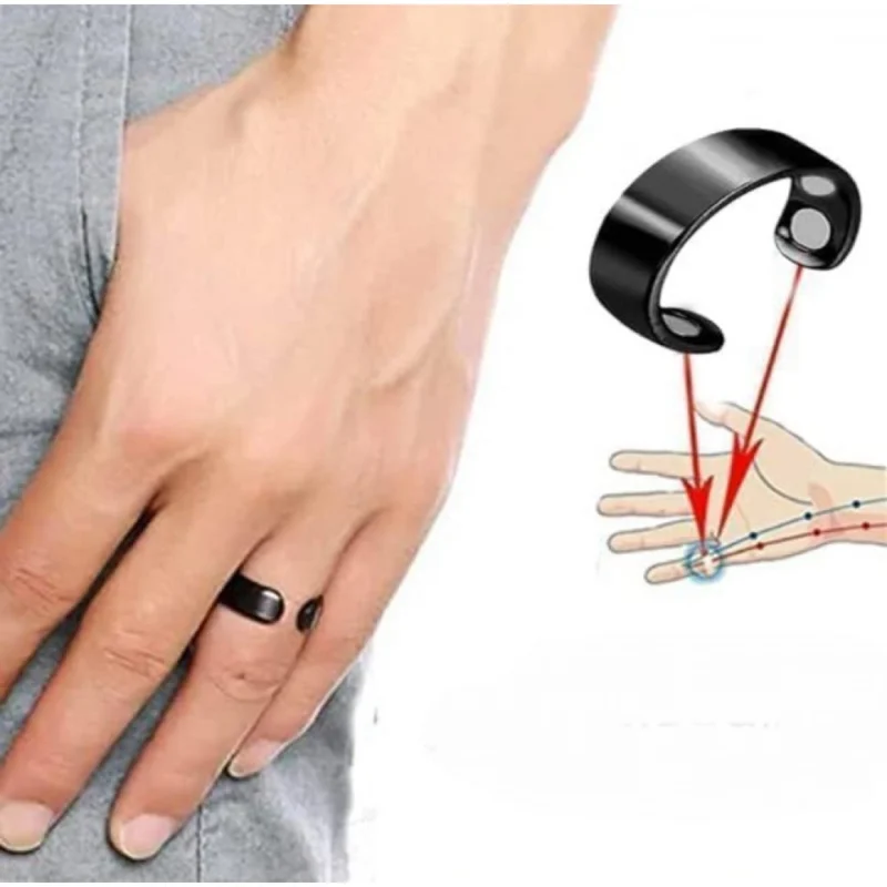 Pack of 3 Beauty Therapy Blood Sugar Control Ring (Black) - Image 4