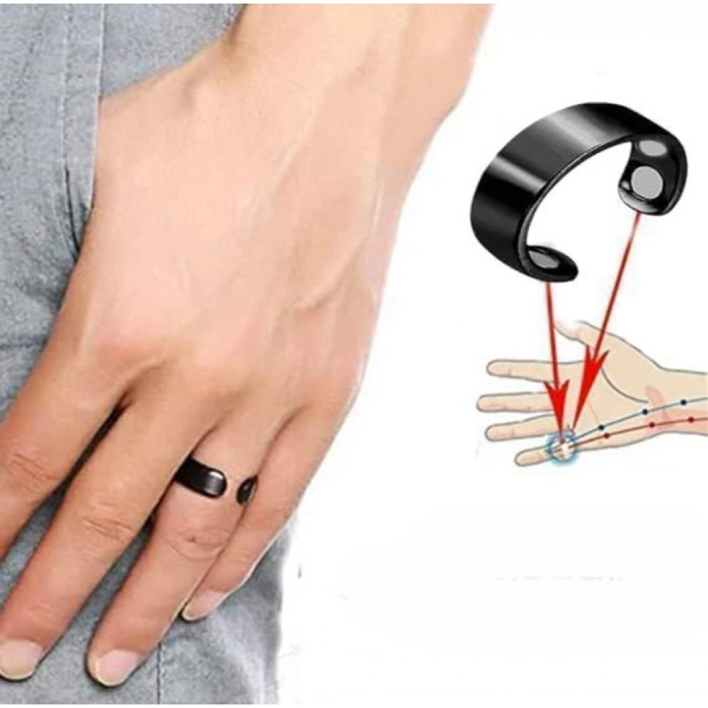 Pack of 3 Beauty Therapy Blood Sugar Control Ring (Black) - Image 4
