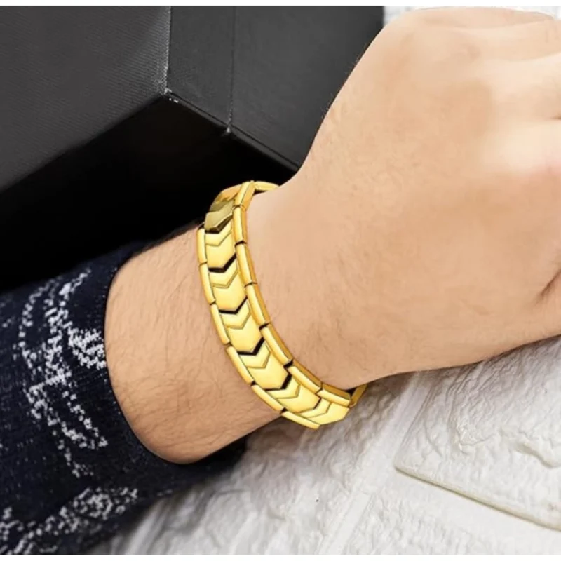 Bio Magnetic Bracelet (Gold) - Image 4