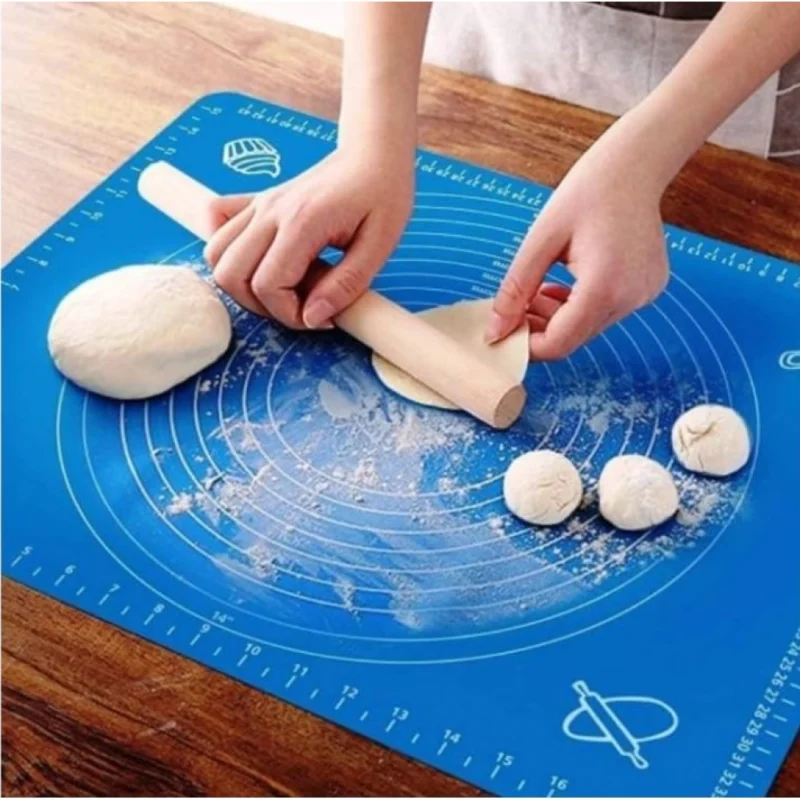 Pack of 3 Silicone Roti Mat (Blue) - Image 3