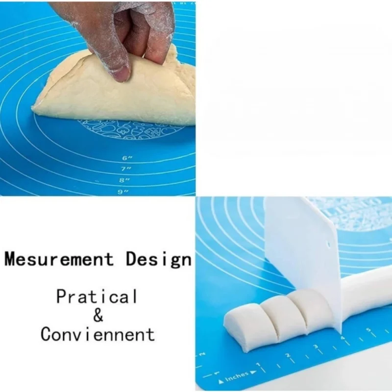 Pack of 3 Silicone Roti Mat (Blue) - Image 4
