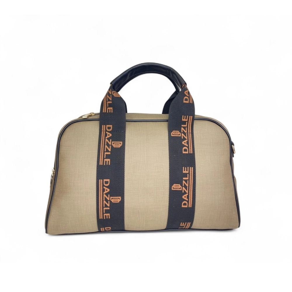 Women's Polyurethane Textured Duffle Bag with Adjustable & Removable Strap (Olive Green) - Image 3
