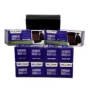 Pack of 10 Polyethylene 19 x 21 Inches Garbage Bag (Black)