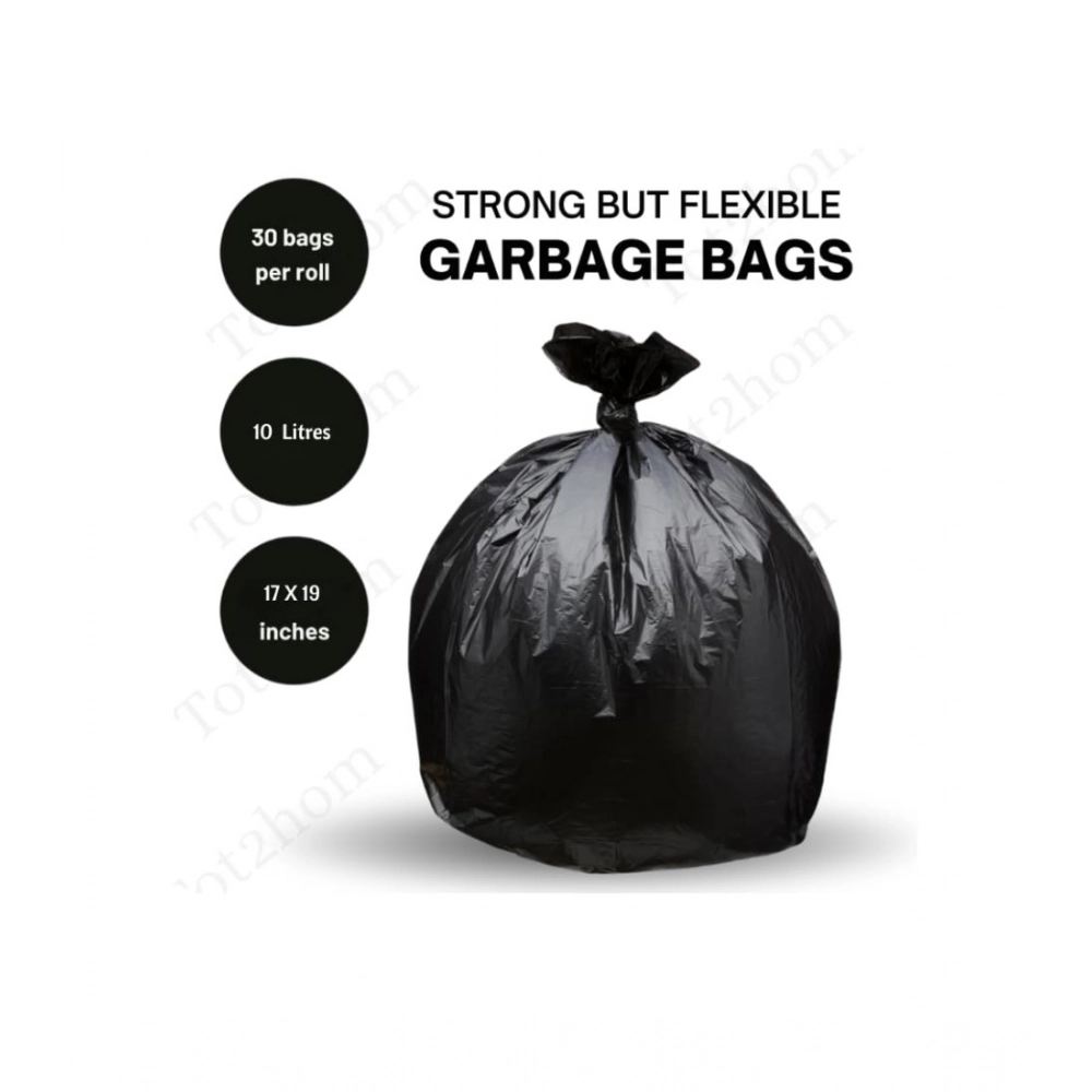 Pack of 10 Biodegradeable Vegetable-Paper 17 x 19 Inches Garbage Bag (Black) - Image 4