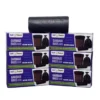 Pack of 6 Plastic 17 x 19 Inches Garbage Bag (Black)