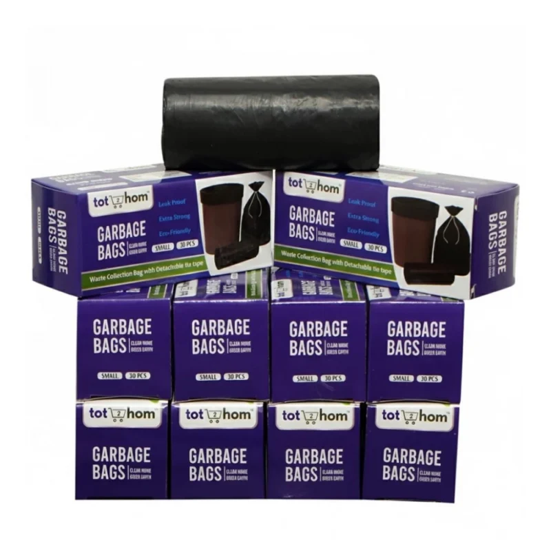 Alternative view of Pack of 10 Biodegradeable Vegetable-Paper 17 x 19 Inches Garbage Bag (Black)